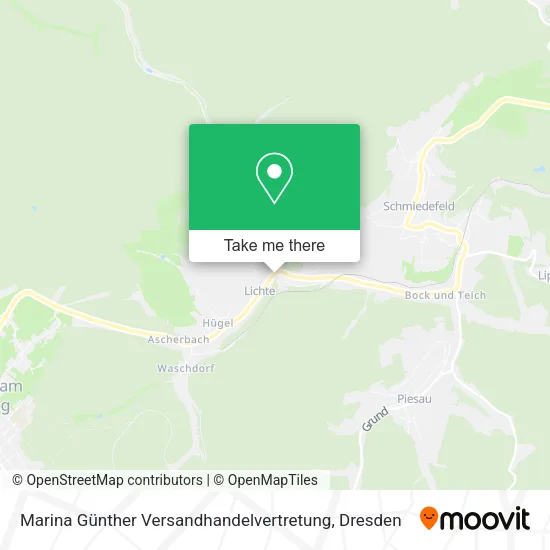 Карта Marina Günther Versandhandelvertretung