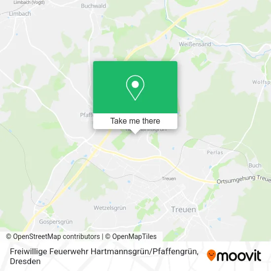 Карта Freiwillige Feuerwehr Hartmannsgrün / Pfaffengrün