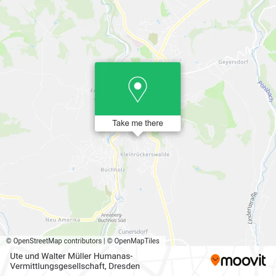 Карта Ute und Walter Müller Humanas- Vermittlungsgesellschaft