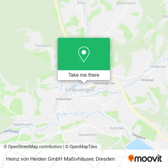 Карта Heinz von Heiden GmbH Maßivhäuser