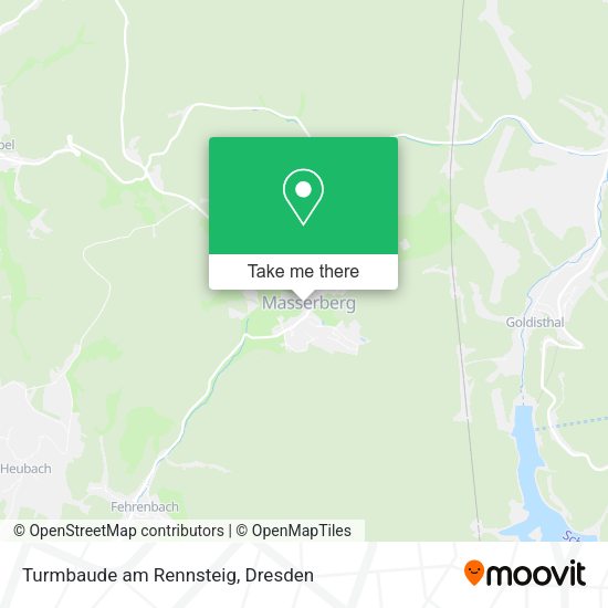 Карта Turmbaude am Rennsteig