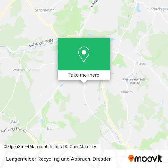 Карта Lengenfelder Recycling und Abbruch