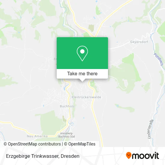 Карта Erzgebirge Trinkwasser