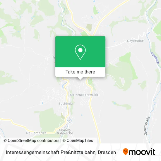 Карта Interessengemeinschaft Preßnitztalbahn