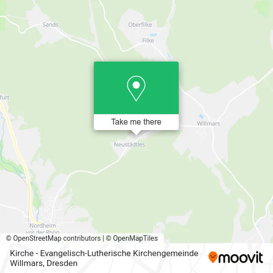 Карта Kirche - Evangelisch-Lutherische Kirchengemeinde Willmars