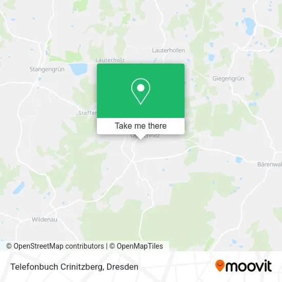 Карта Telefonbuch Crinitzberg