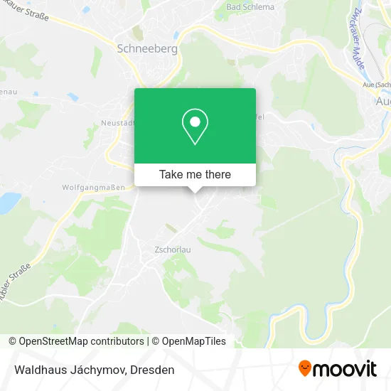 Карта Waldhaus Jáchymov