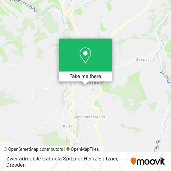 Карта Zweiradmobile Gabriela Spitzner Heinz Spitzner