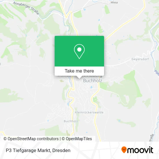 Карта P3 Tiefgarage Markt