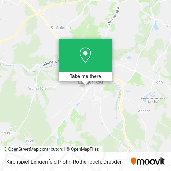 Карта Kirchspiel Lengenfeld Plohn Röthenbach