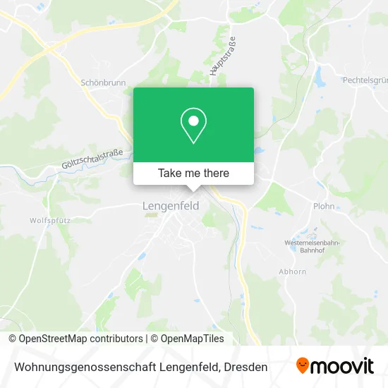 Карта Wohnungsgenossenschaft Lengenfeld