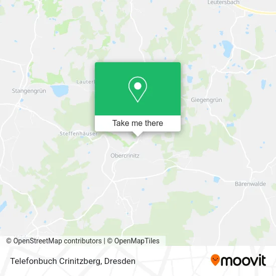 Карта Telefonbuch Crinitzberg