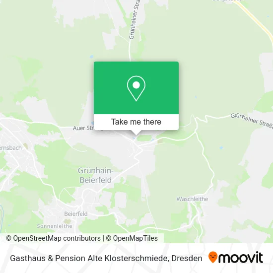 Карта Gasthaus & Pension Alte Klosterschmiede