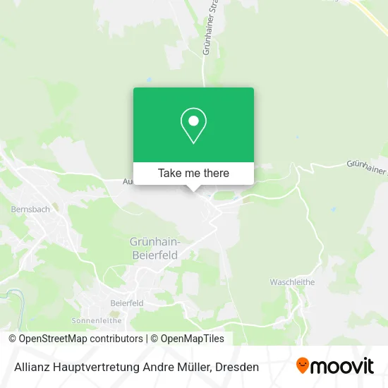 Карта Allianz Hauptvertretung Andre Müller
