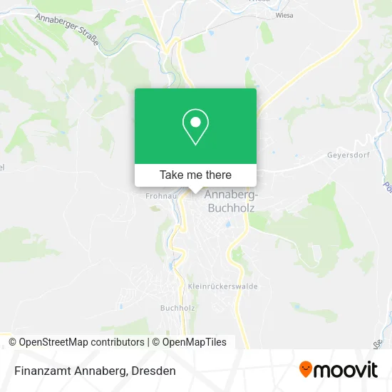 Карта Finanzamt Annaberg