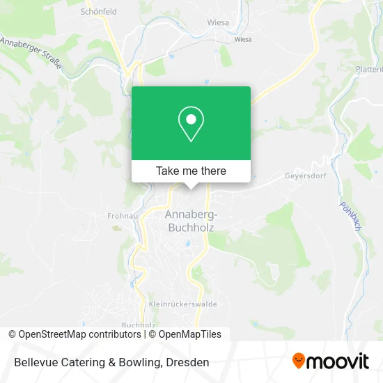 Карта Bellevue Catering & Bowling