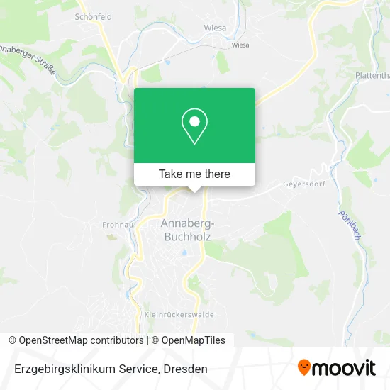 Карта Erzgebirgsklinikum Service