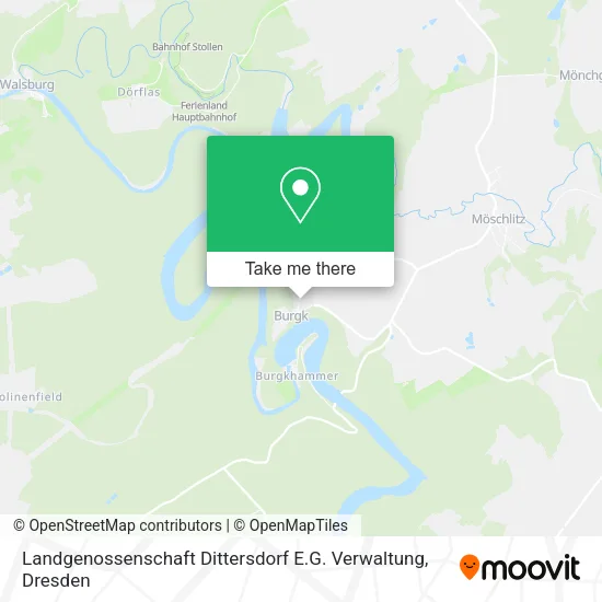 Карта Landgenossenschaft Dittersdorf E.G. Verwaltung