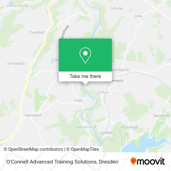 O'Connell Advanced Training Solutions map