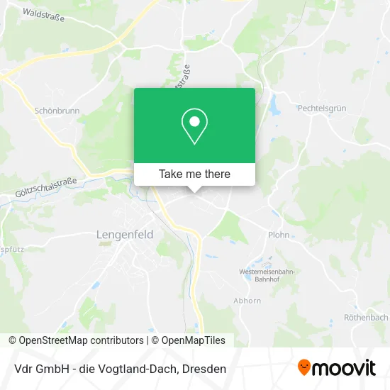 Карта Vdr GmbH - die Vogtland-Dach