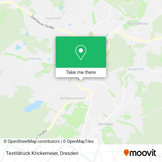 Карта Textildruck Krickemeier