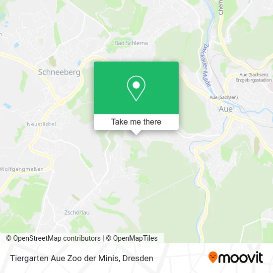 Карта Tiergarten Aue Zoo der Minis
