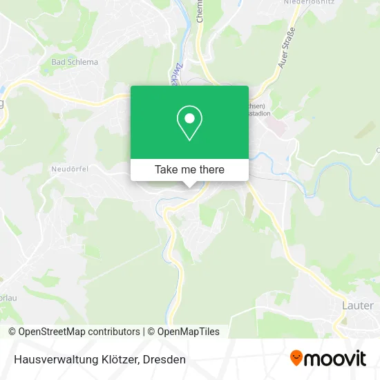 Карта Hausverwaltung Klötzer