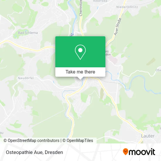 Карта Osteopathie Aue
