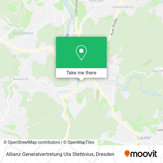 Карта Allianz Generalvertretung Uta Stettinius