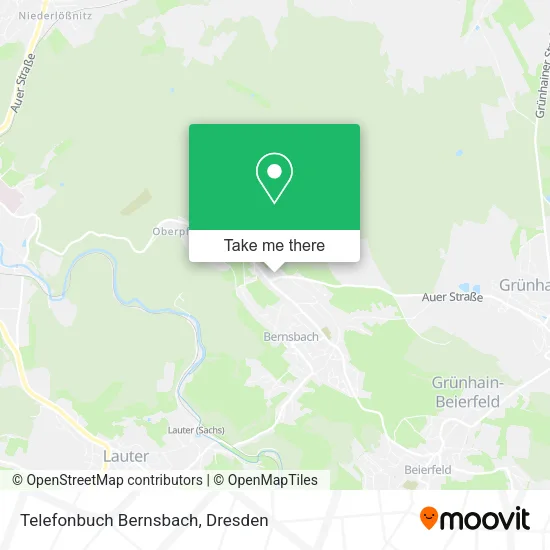 Карта Telefonbuch Bernsbach
