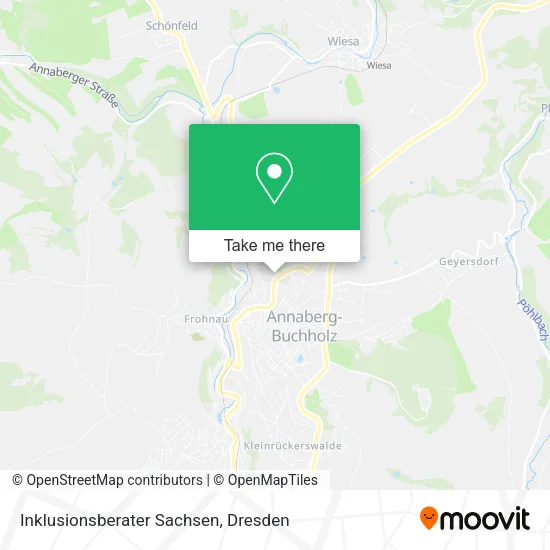 Карта Inklusionsberater Sachsen