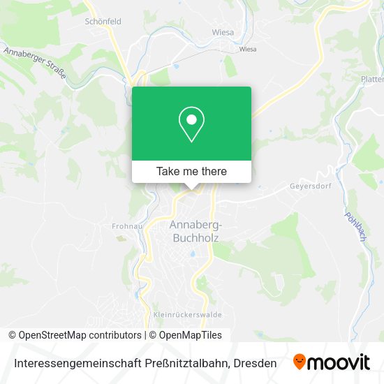 Карта Interessengemeinschaft Preßnitztalbahn