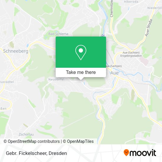 Карта Gebr. Fickelscheer