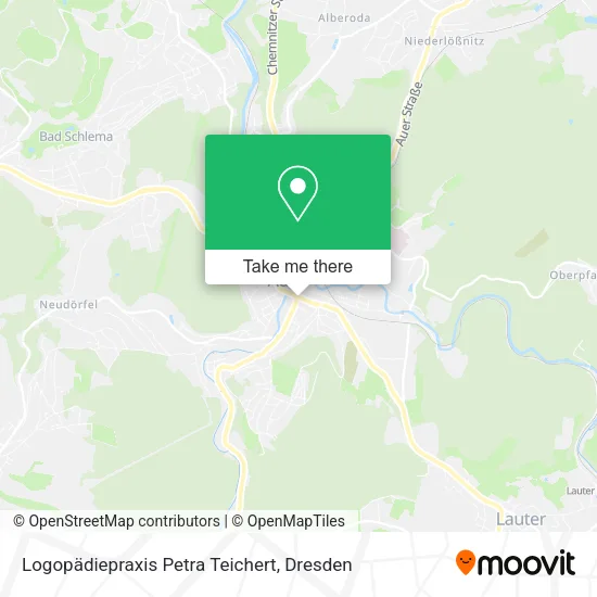 Карта Logopädiepraxis Petra Teichert