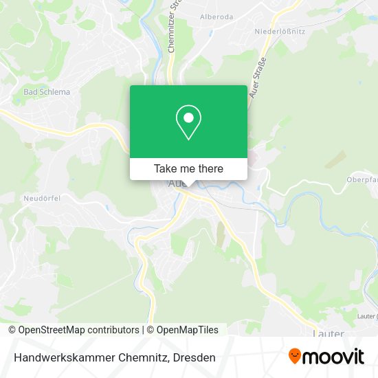 Карта Handwerkskammer Chemnitz