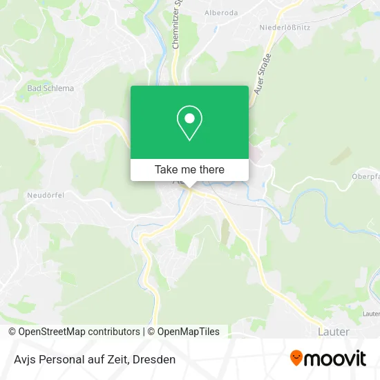 Карта Avjs Personal auf Zeit