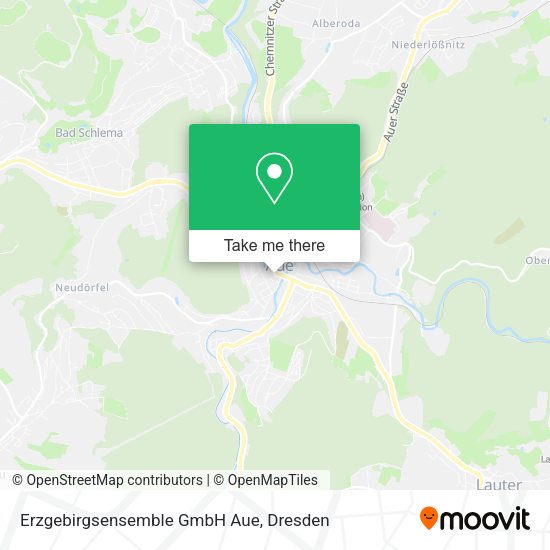 Карта Erzgebirgsensemble GmbH Aue