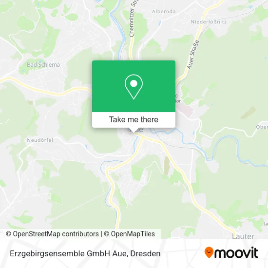 Карта Erzgebirgsensemble GmbH Aue