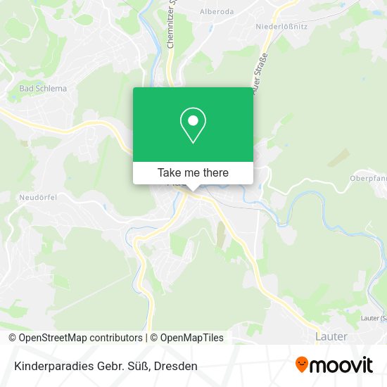 Карта Kinderparadies Gebr. Süß
