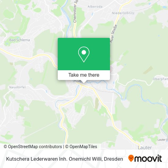 Карта Kutschera Lederwaren Inh. Onemichl Willi