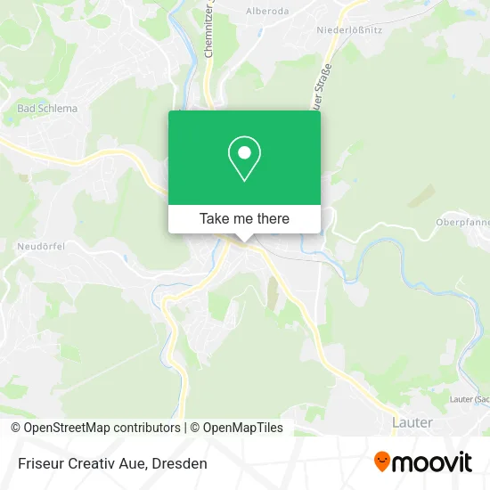 Карта Friseur Creativ Aue