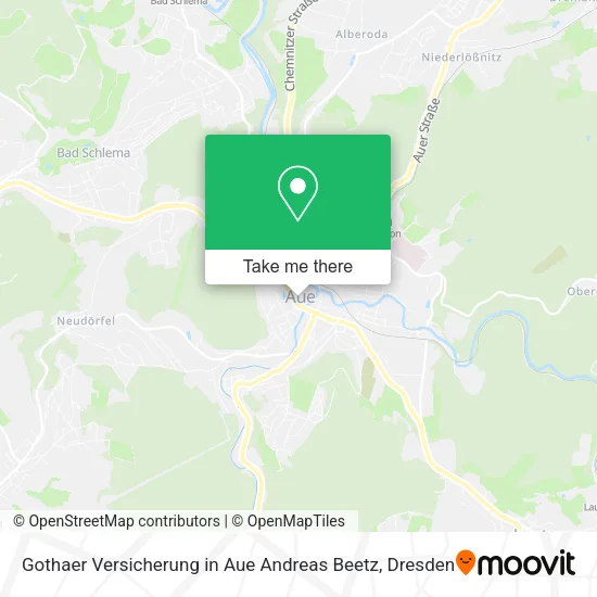 Карта Gothaer Versicherung in Aue Andreas Beetz