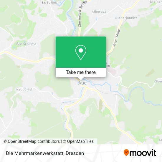 Карта Die Mehrmarkenwerkstatt