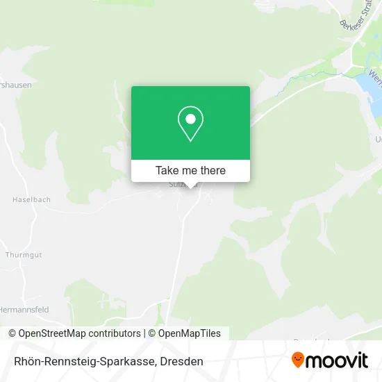Rhön-Rennsteig-Sparkasse map
