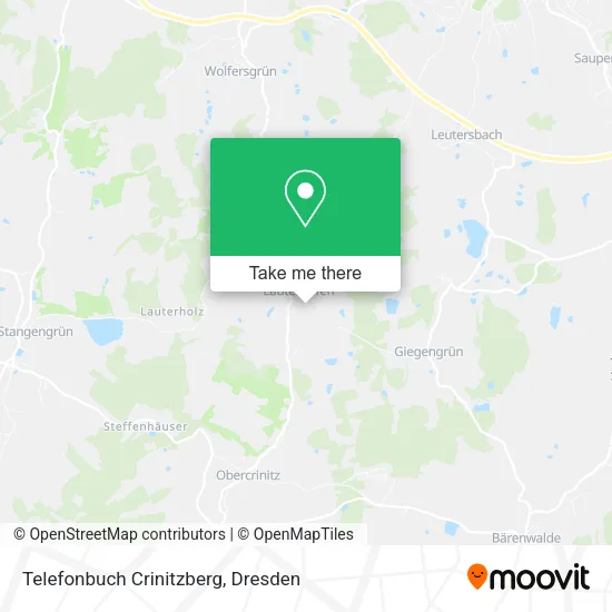 Карта Telefonbuch Crinitzberg