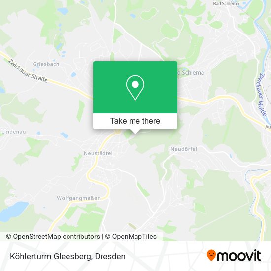 Карта Köhlerturm Gleesberg