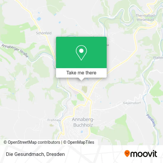 Карта Die Gesundmach