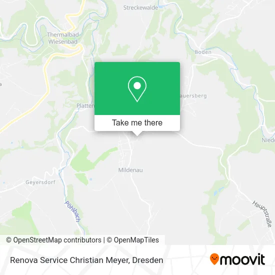 Карта Renova Service Christian Meyer