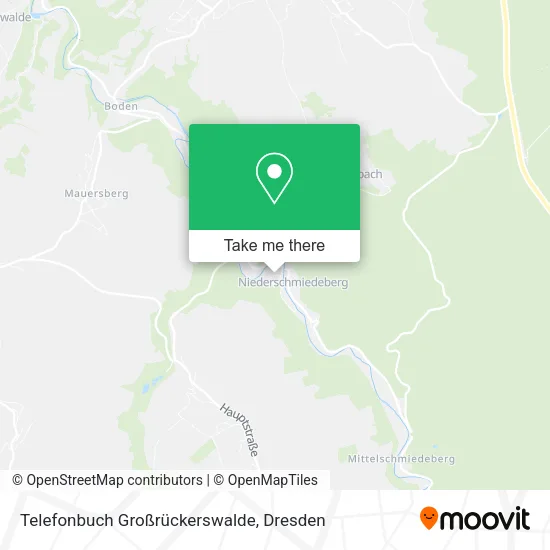Карта Telefonbuch Großrückerswalde