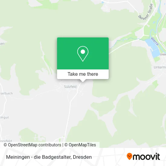 Карта Meiningen - die Badgestalter